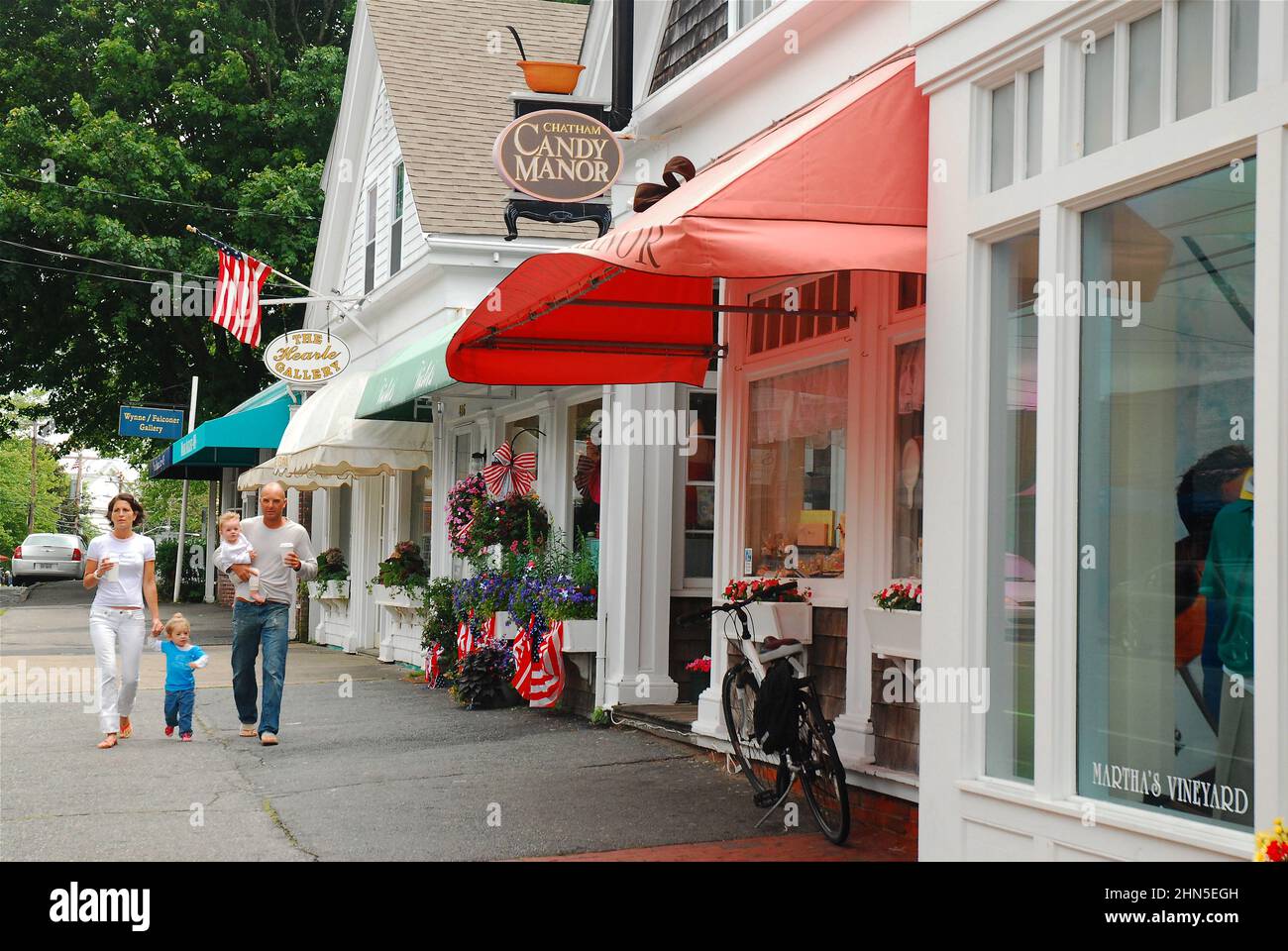 Familie Ion Chatham, Cape Cod Stockfoto