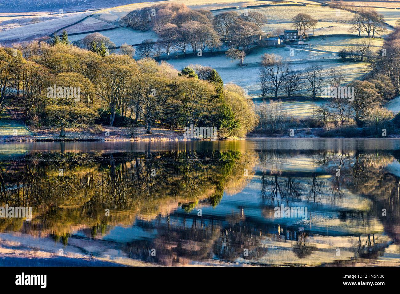 Ashes Farm im Herbst Stockfoto