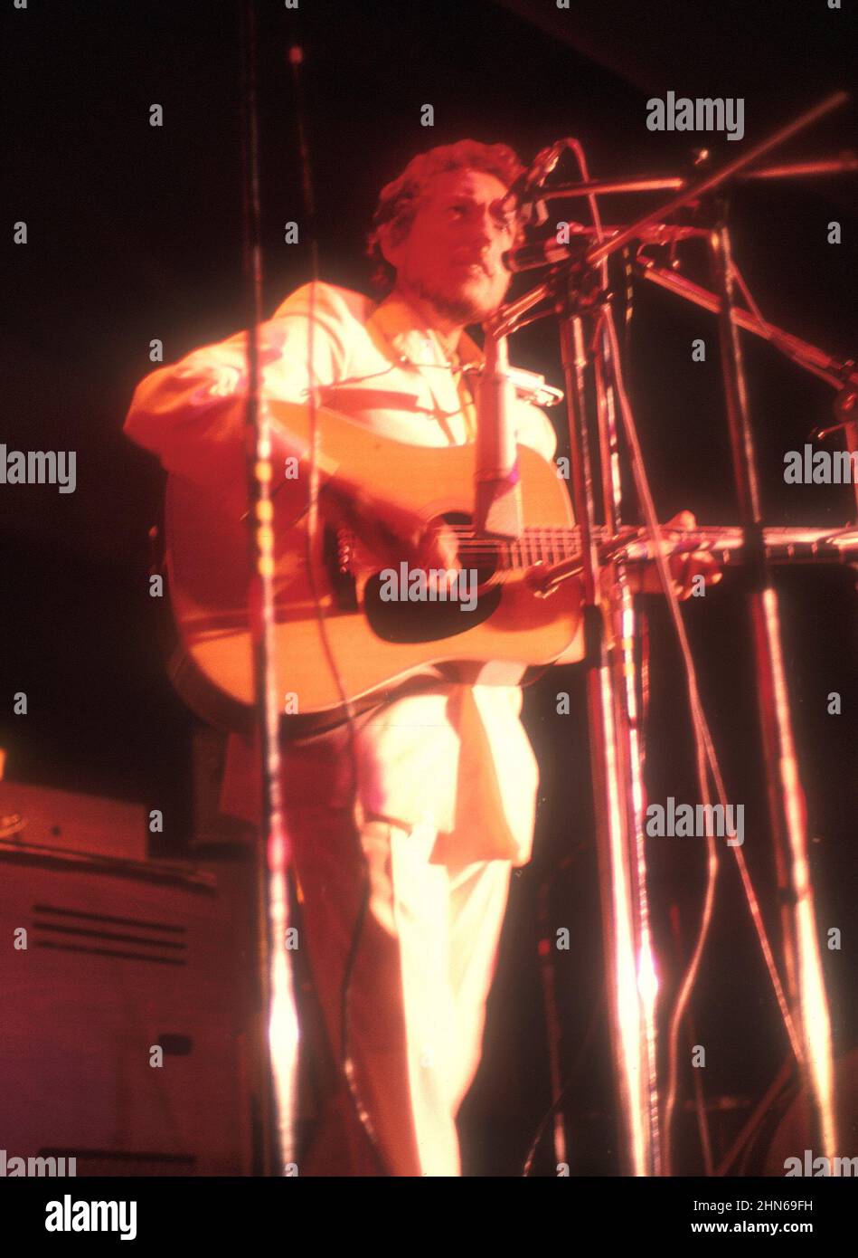 Bob Dylan in Concert beim Isle of Wight Festival, 1969 Credit: Jeffrey Mayer / Rock Negative / MediaPunch Stockfoto