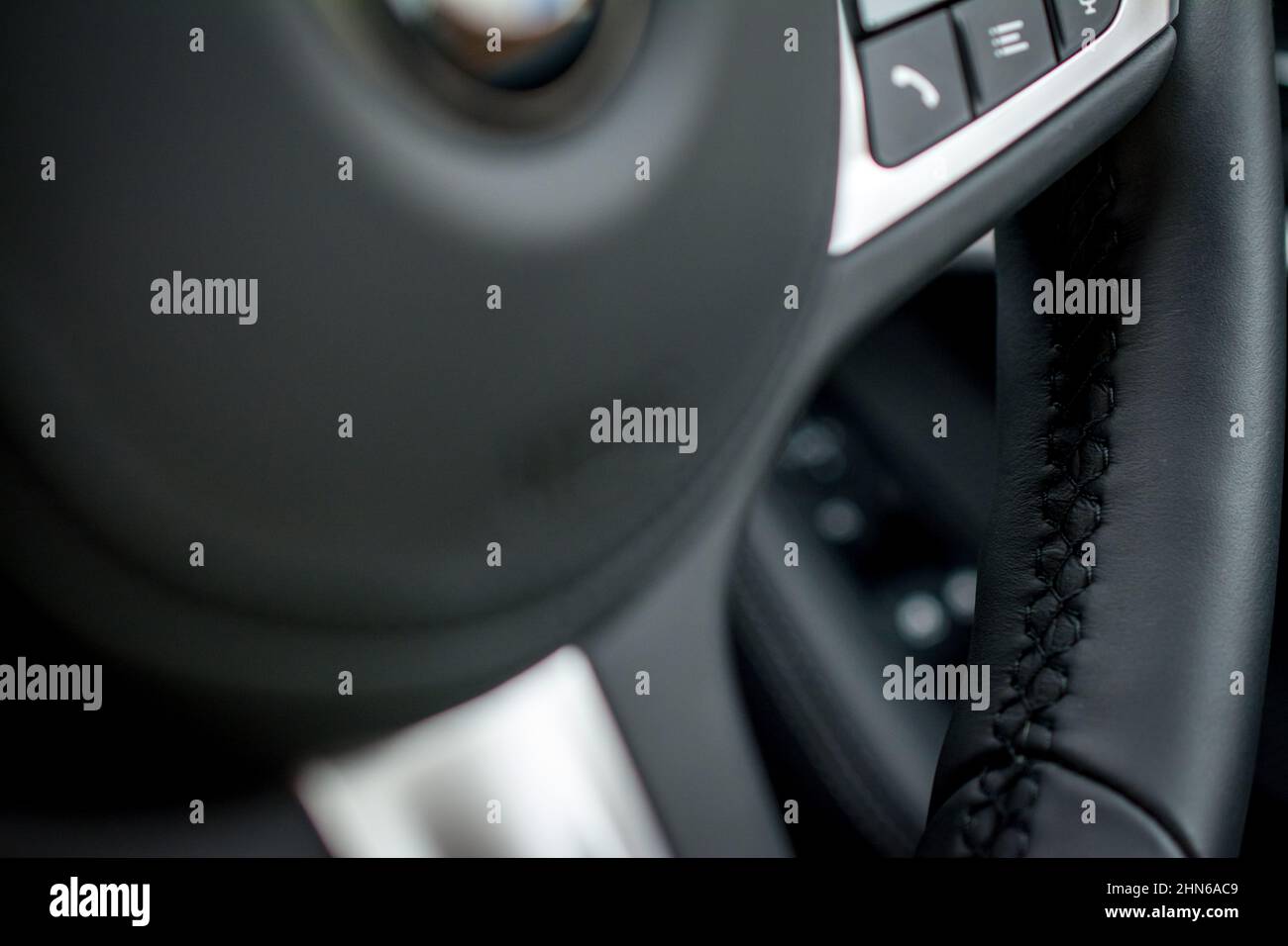 Teile Details des modernen Autos Stockfoto