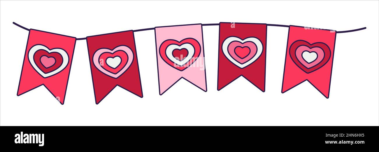 Valentinstag Party Dekoration Set – Mit Herz-Girlande, Banner, Kerzen, Ballons & Rosenblättern | Romantisch & Komplett