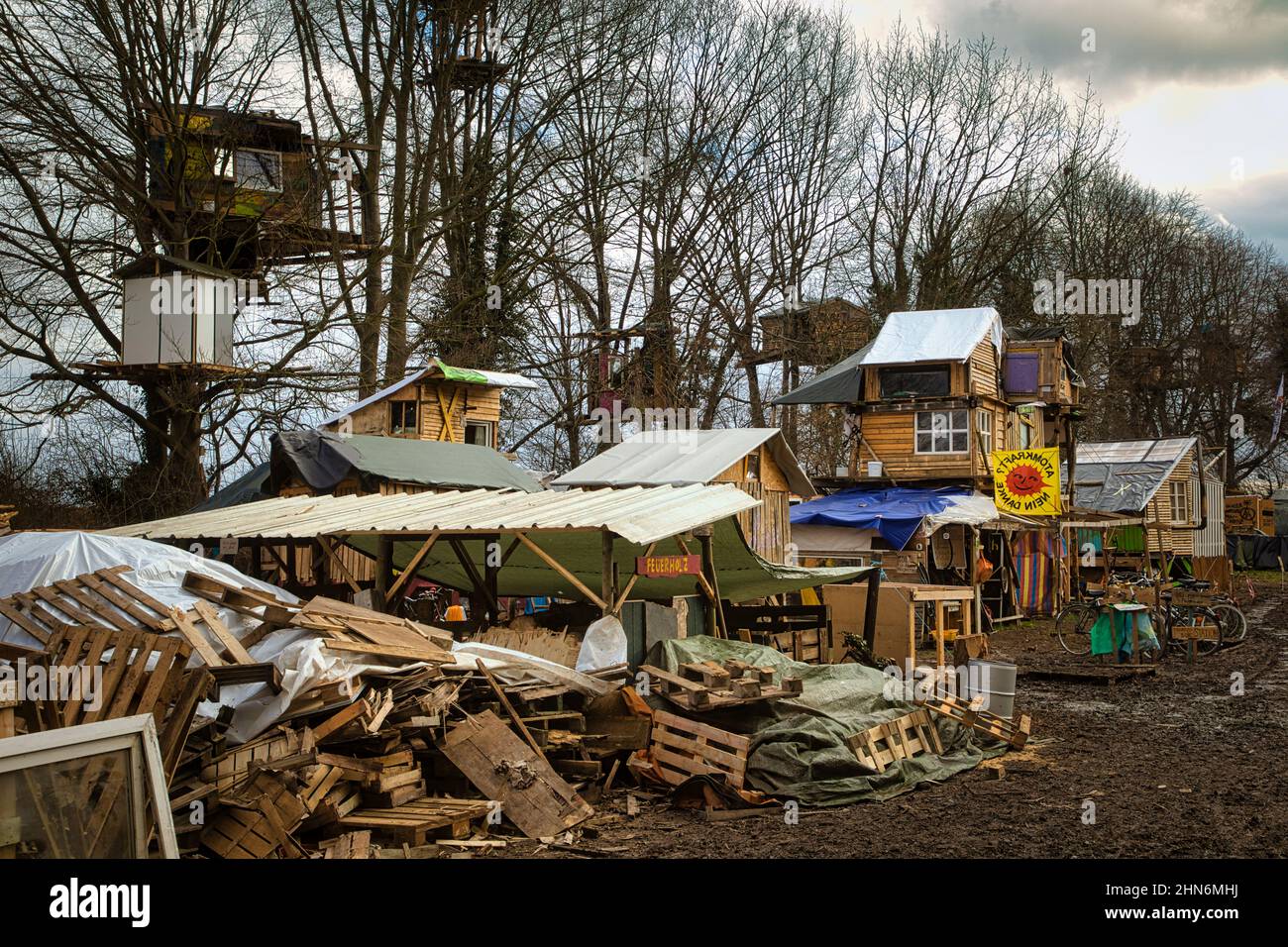 Widerstand in Lützerath Stockfoto