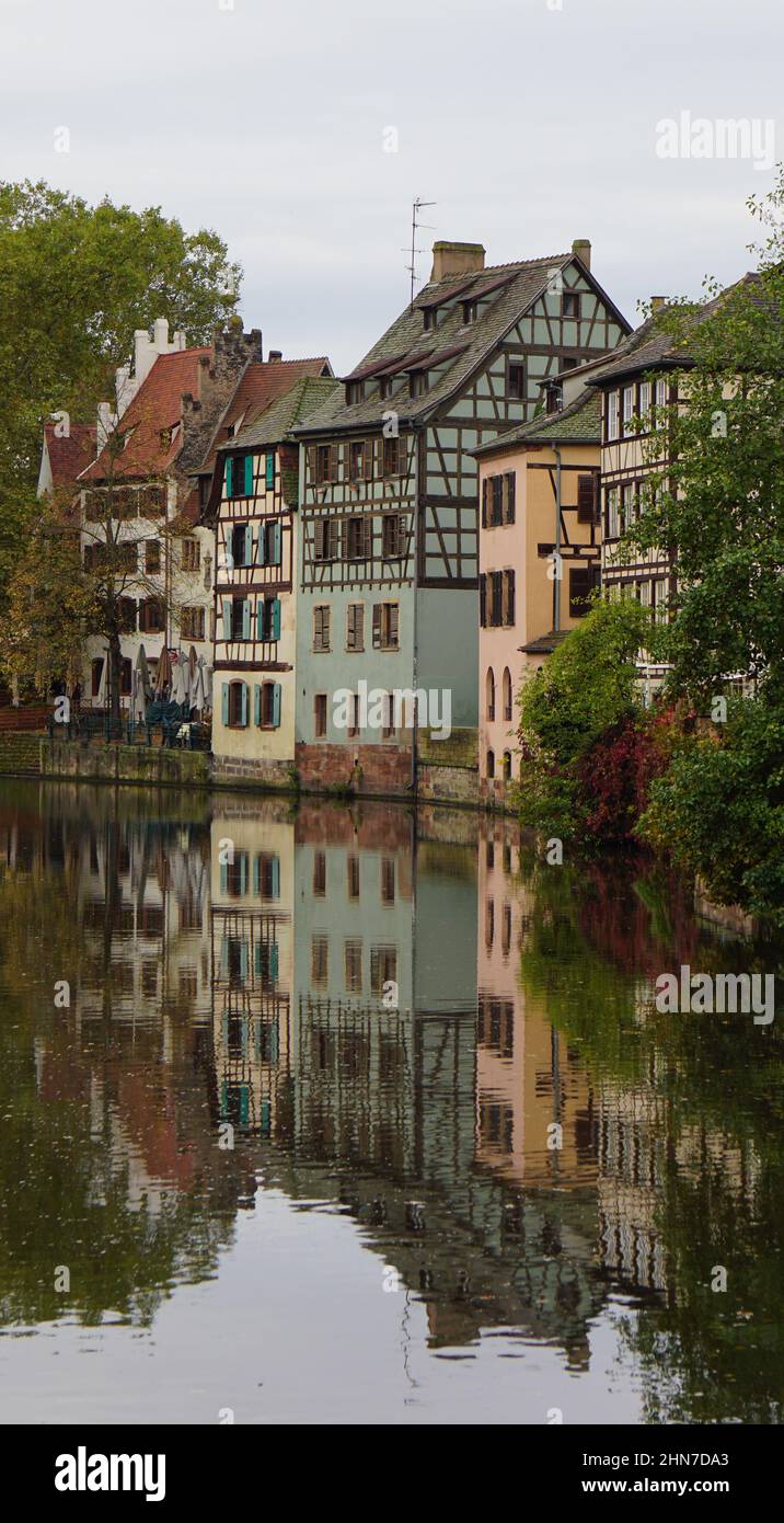 Der Bezirk Petite France in Straßburg (Frankreich) Stockfoto