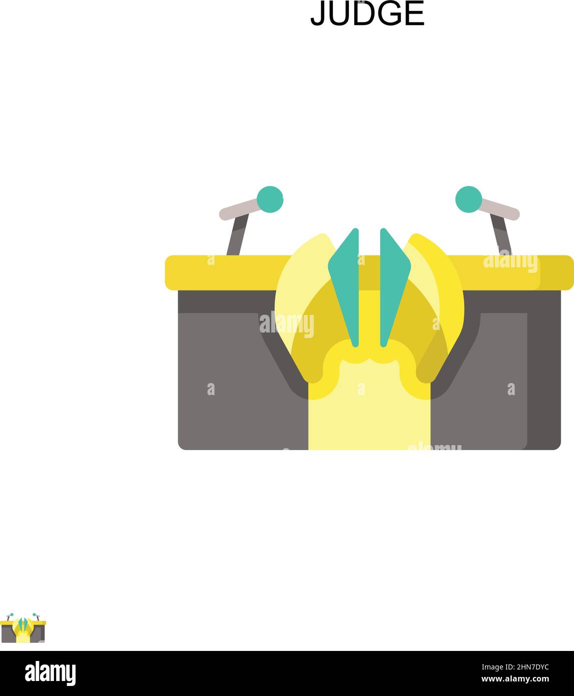 Einfaches Vektorsymbol beurteilen. Illustration Symbol Design-Vorlage für Web mobile UI-Element. Stock Vektor