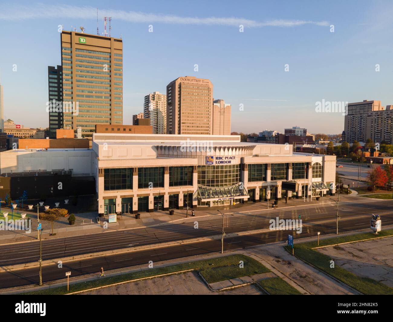 London Ontario Kanada Nov 6 2021, RBC Place London Aerial. Luke Durda/Alamy Stockfoto