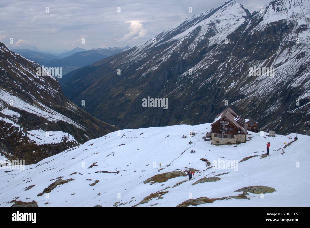 Neue Further Hutte im Nationalpark hohe Tauern in Tirol, Österreich Stockfoto