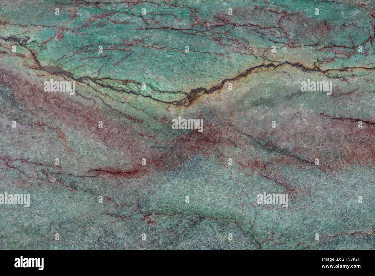 Natural Velvet Green - Calcit Hintergrund, stilvolle Textur in elegantem Ton für Ihr neues Design-Projekt. Stockfoto