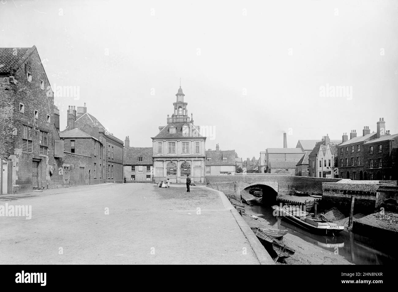 Ansicht des Zollhauses, Kings Lynn, Norfolk, England, - Francis Frith Foto - 1891 Stockfoto
