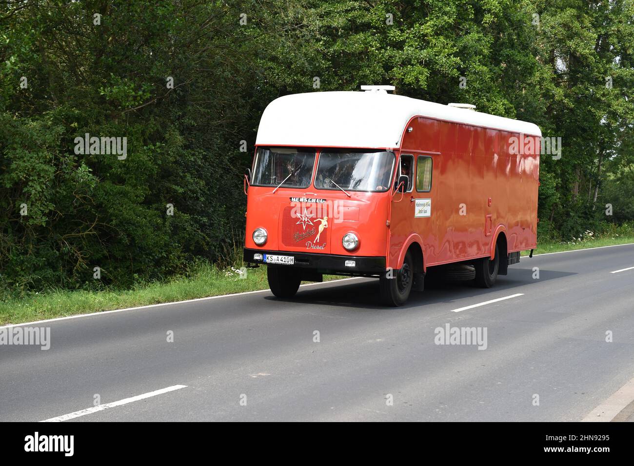 Möbeltransporter Stockfoto