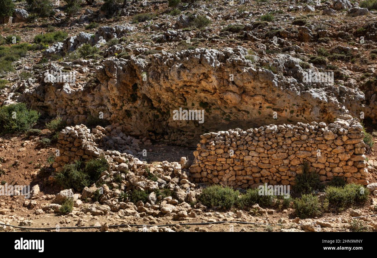 Ein Land der Steine, Taşeli Plateau. Das Taşeli-Plateau ist ein karstisches Plateau, das sich zwischen den Provinzen Antalya und Mersin in der Mittelmeerregion Ou erhebt Stockfoto