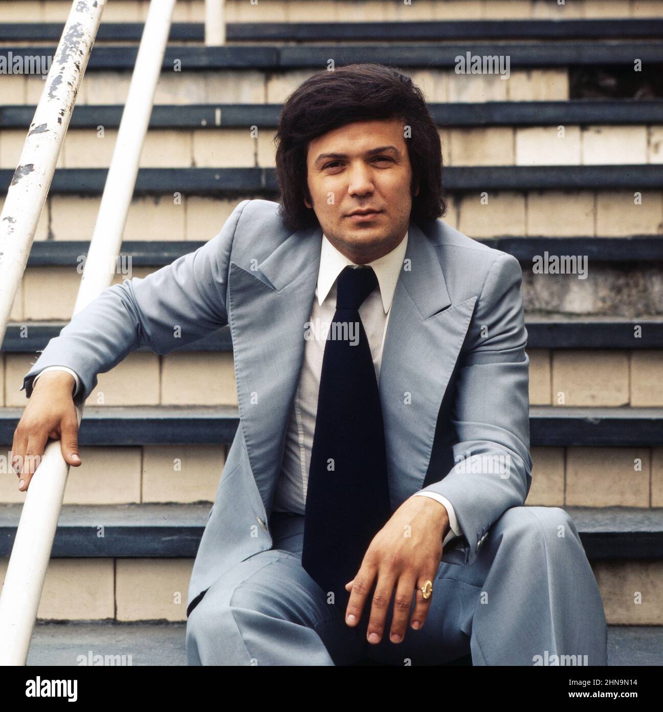 Sharif Dean, algerisch französischer Musiker, Deutschland um 1973. Stockfoto