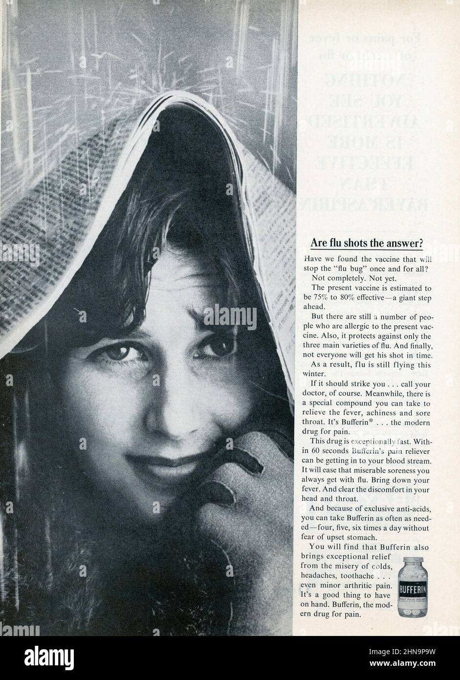 Vintage Januar 1963 „Good Housekeeping“-Zeitschriftenwerbung, USA Stockfoto