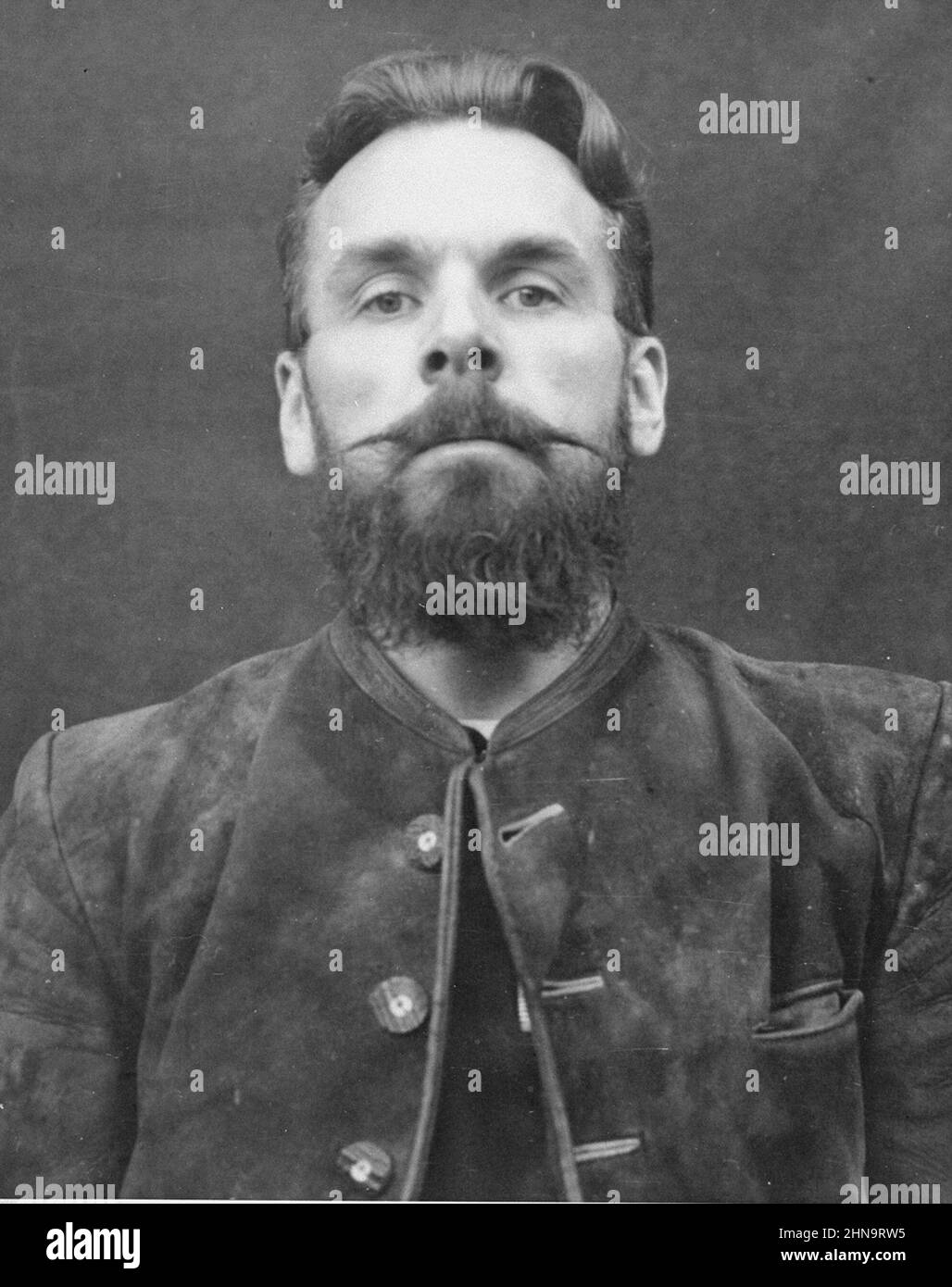 Wolfram Sievers, Exekutivsekretär der SS-Ahnenerbe. Er wurde am 7 1947. August wegen Verbrechen gegen die Menschlichkeit im Ärzteprozess zum Tode verurteilt und am 2. Juni 1948 gehängt. Stockfoto