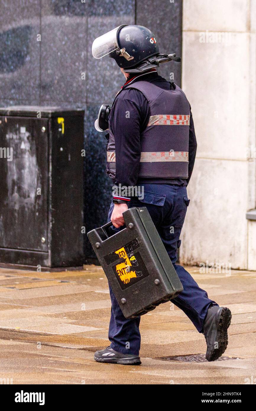 G4S Barzahlung in Preston, Lancashire, Großbritannien Stockfoto