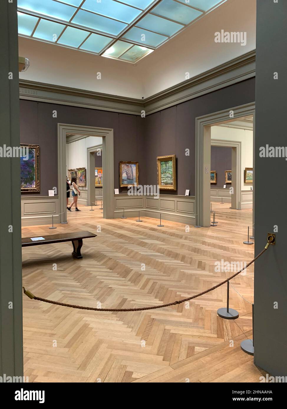 Gemälde von Monet, Europäische Gemäldegalerie, Met Museum, NYC Stockfoto