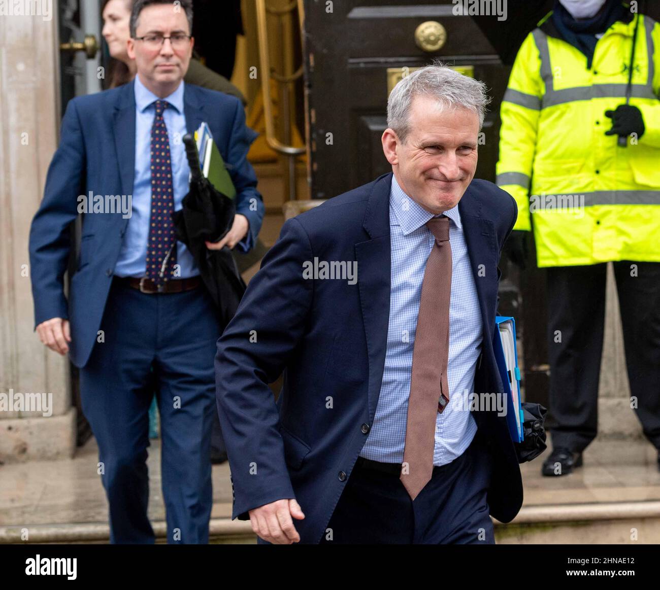 London, Großbritannien. 15th. Februar 2022. Minister im Kabinett, Staatsminister für Sicherheit und Grenzen, Abgeordneter von RT Hon Damian Hinds, Quelle: Ian Davidson/Alamy Live News Stockfoto