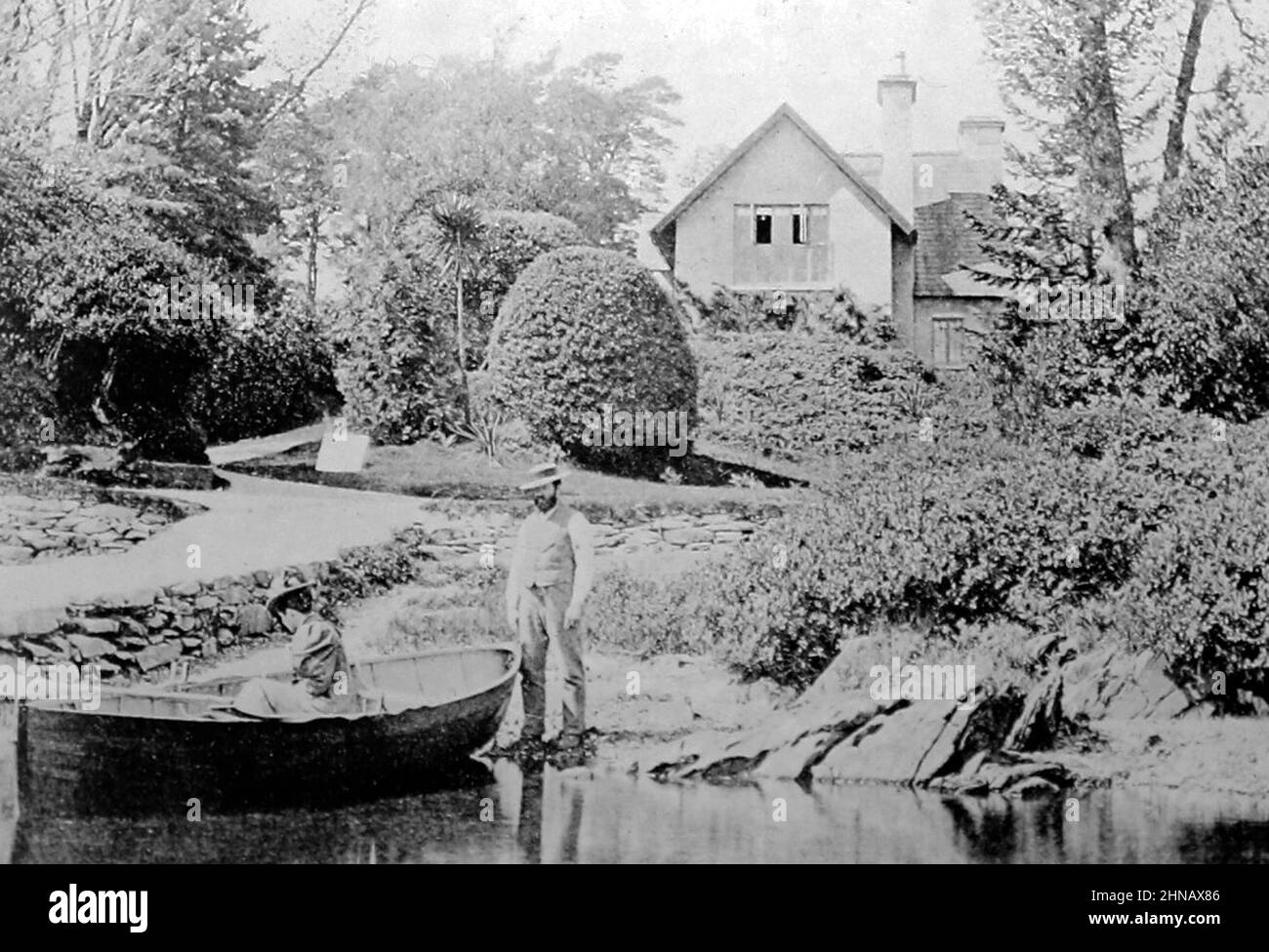 Dinis Cottage, Killarney, Irland, viktorianische Zeit Stockfoto