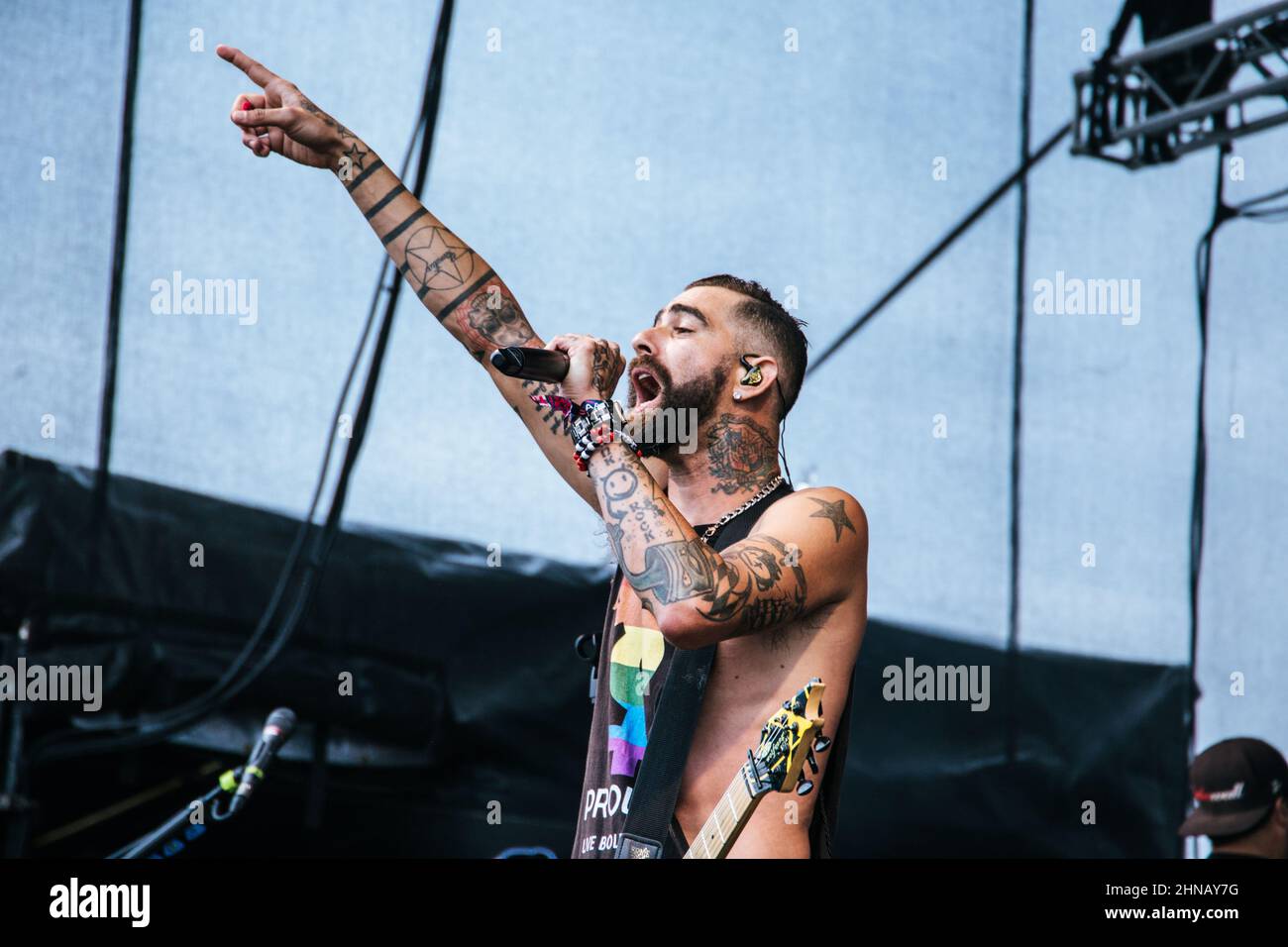 Zebrahead live beim Slam Dunk Festival 2021 Stockfoto