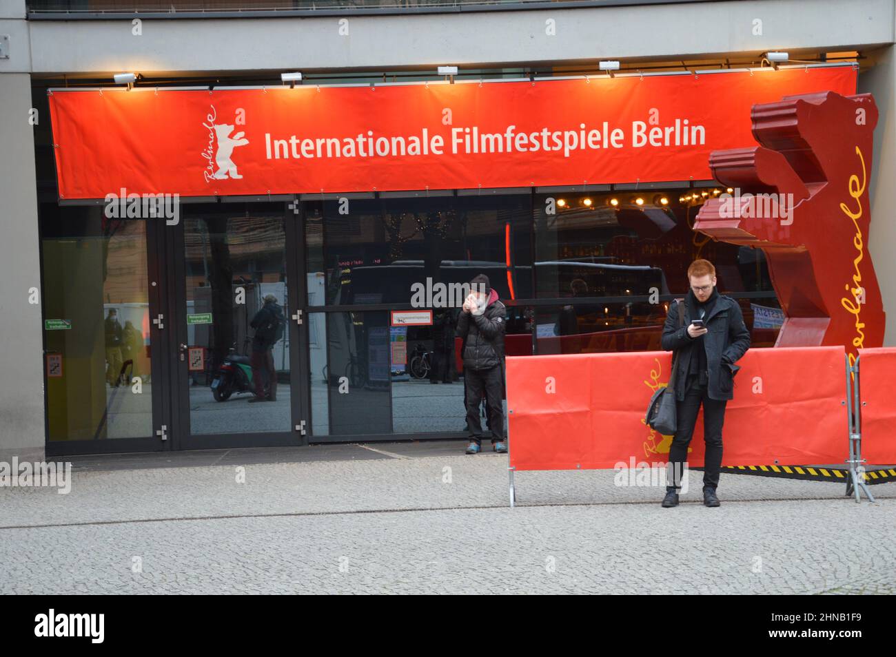 Berlinale - die Internationalen Filmfestspiele Berlin 72nd - 15. Februar 2022. Stockfoto