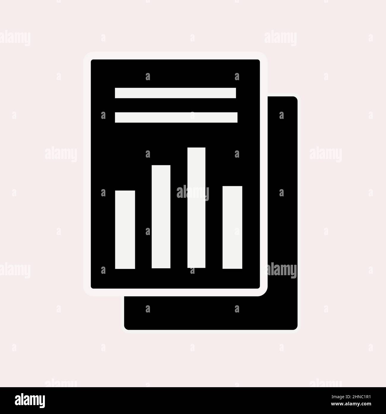 Abstraktes Vektor-Symbol auf der weißen, Illustration isoliert für Grafik-und Web-Design. Einfaches, flaches Symbol. Stock Vektor