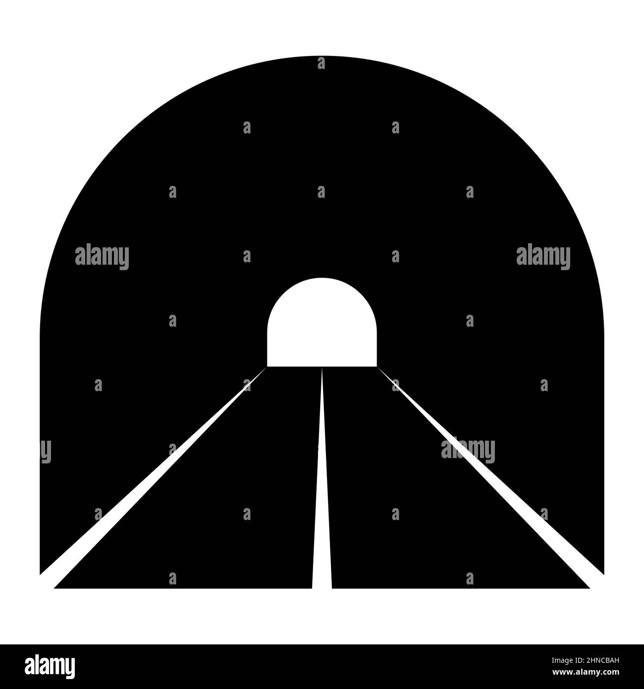 Icon Tunnel Straße in den Bergen, Symbol Tunnel Überführung Stock Vektor Icon Tunnel Straße in den Bergen, Symbol Tunnel Überführung Stock Vektor