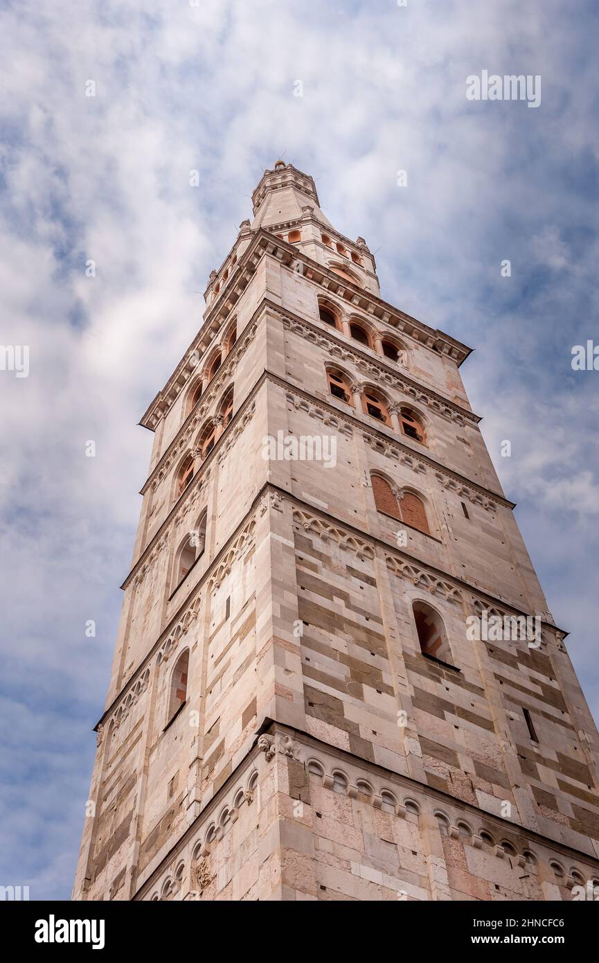 Piazza Grande, Modena Stockfoto