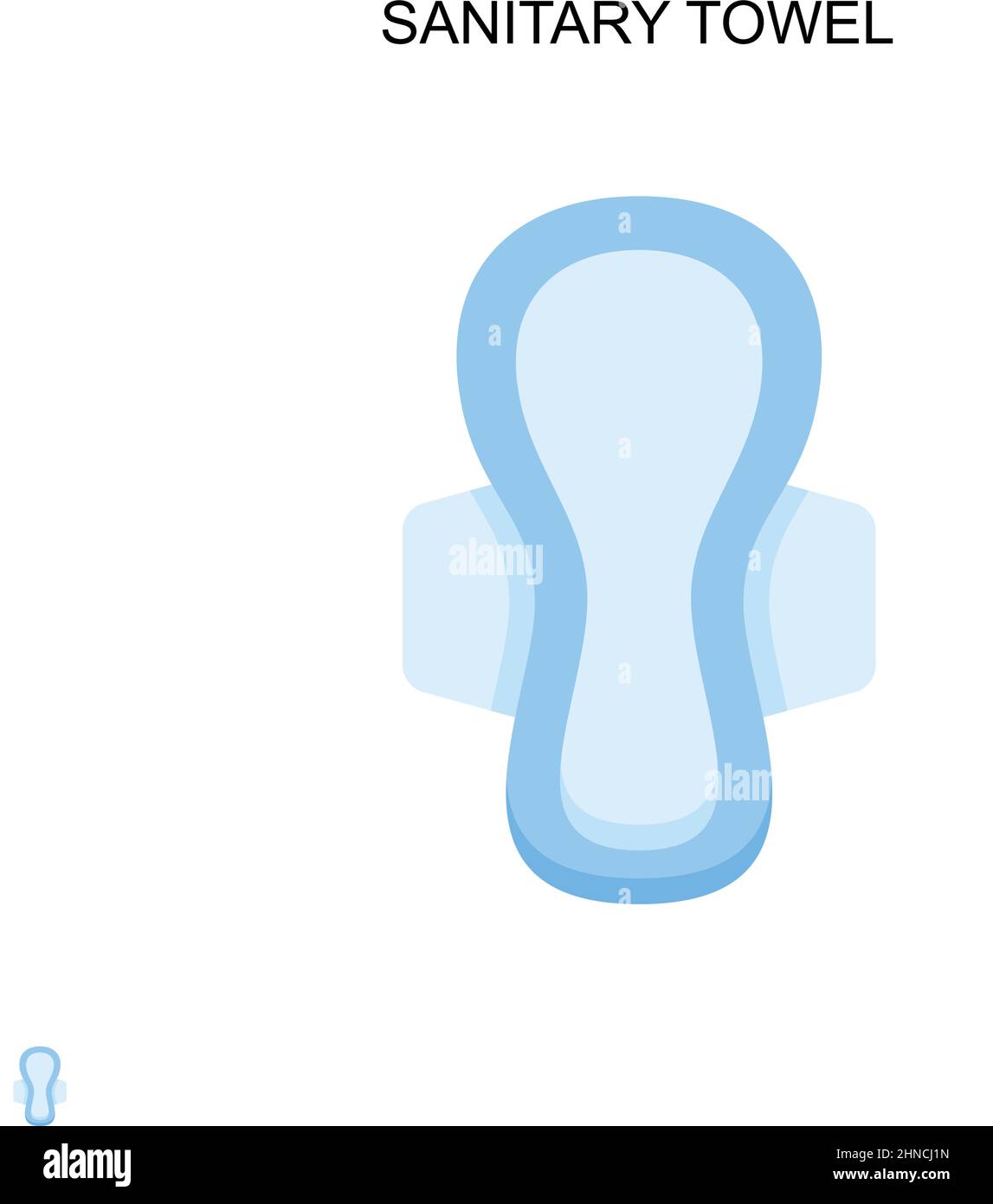 Einfaches Vektor-Symbol für ein Badetuch. Illustration Symbol Design-Vorlage für Web mobile UI-Element. Stock Vektor