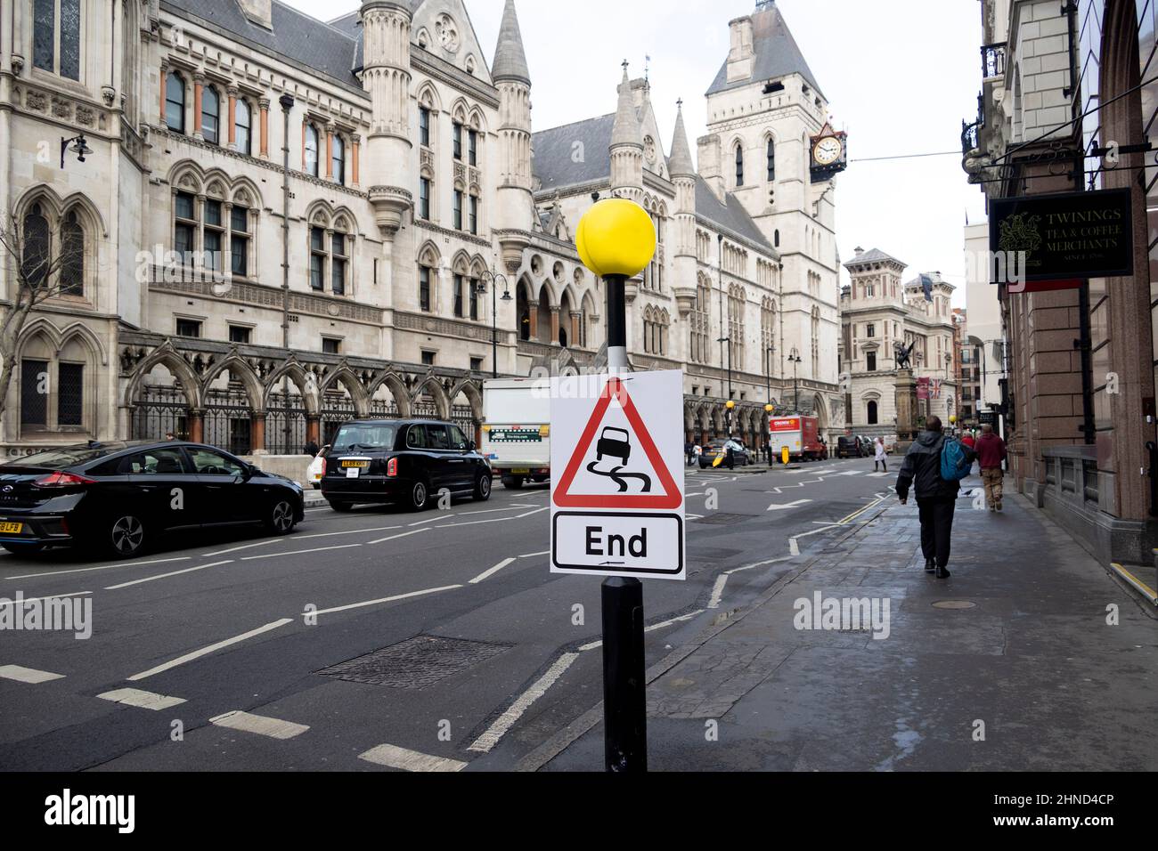 Stock pic: High Court, London, Strand nach Coleen Rooney und Rebekah Vardy Fallbild von Gavin Rodgers/ Pixel8000 Stockfoto