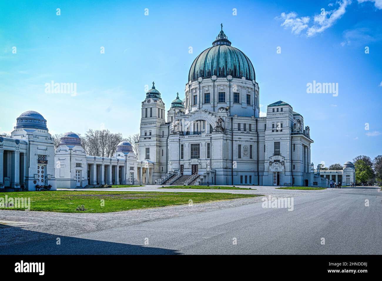 Wiener Zentralfriedhof Stockfoto