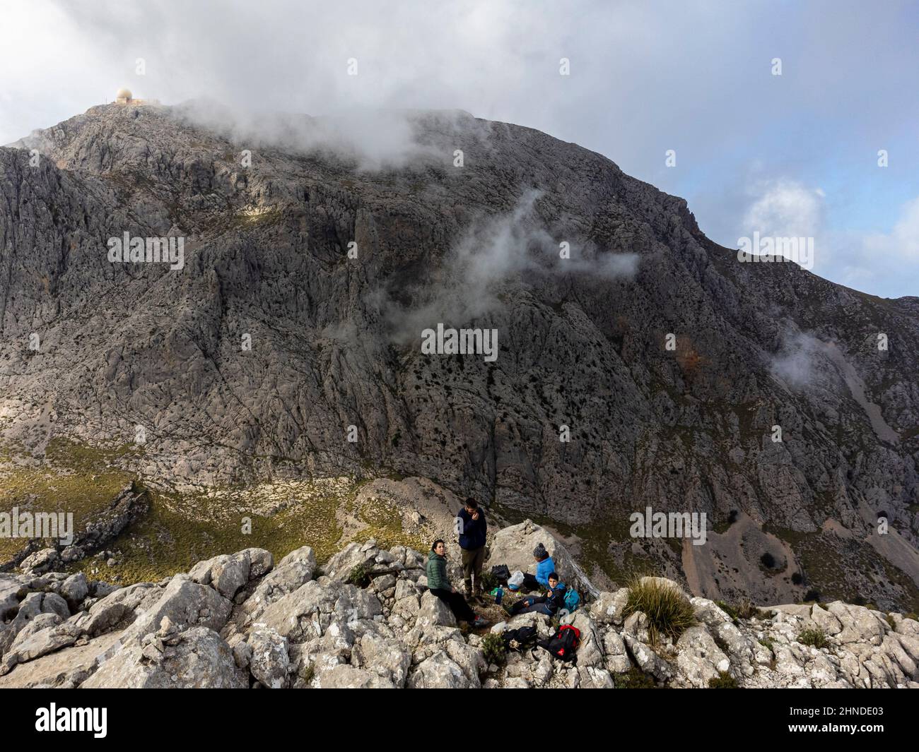 Puig de Ses Vinyes, Escorca, Mallorca, Balearen, Spanien Stockfoto