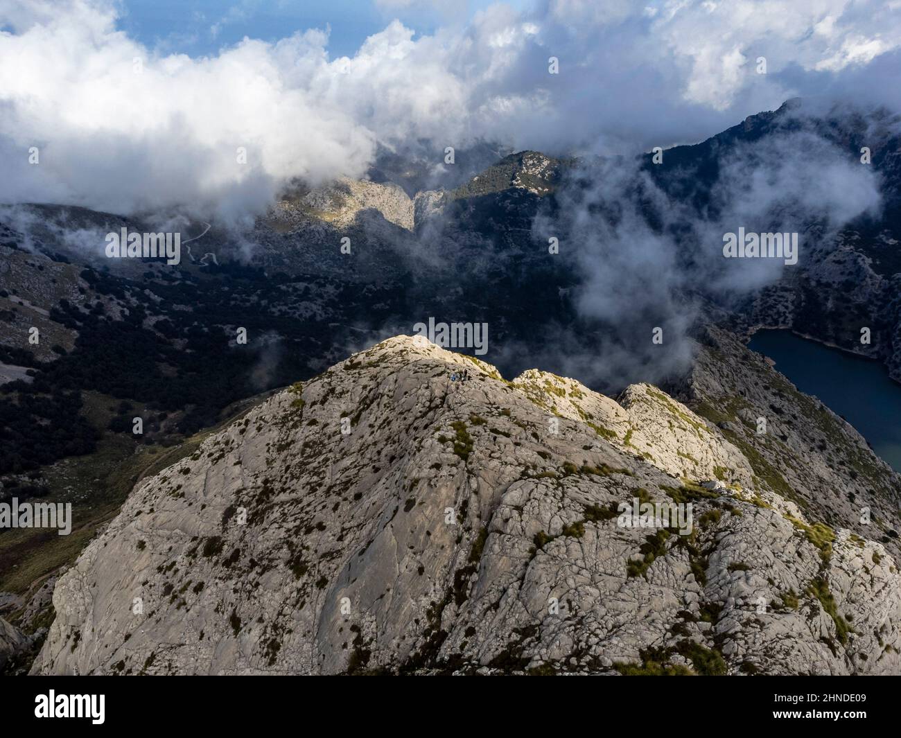 Puig de Ses Vinyes, Escorca, Mallorca, Balearen, Spanien Stockfoto