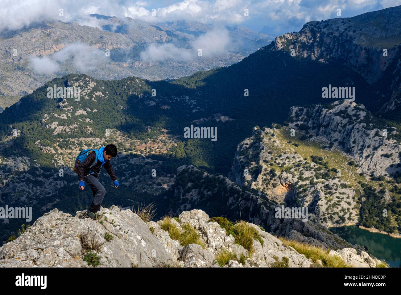 Puig de Ses Vinyes, Escorca, Mallorca, Balearen, Spanien Stockfoto