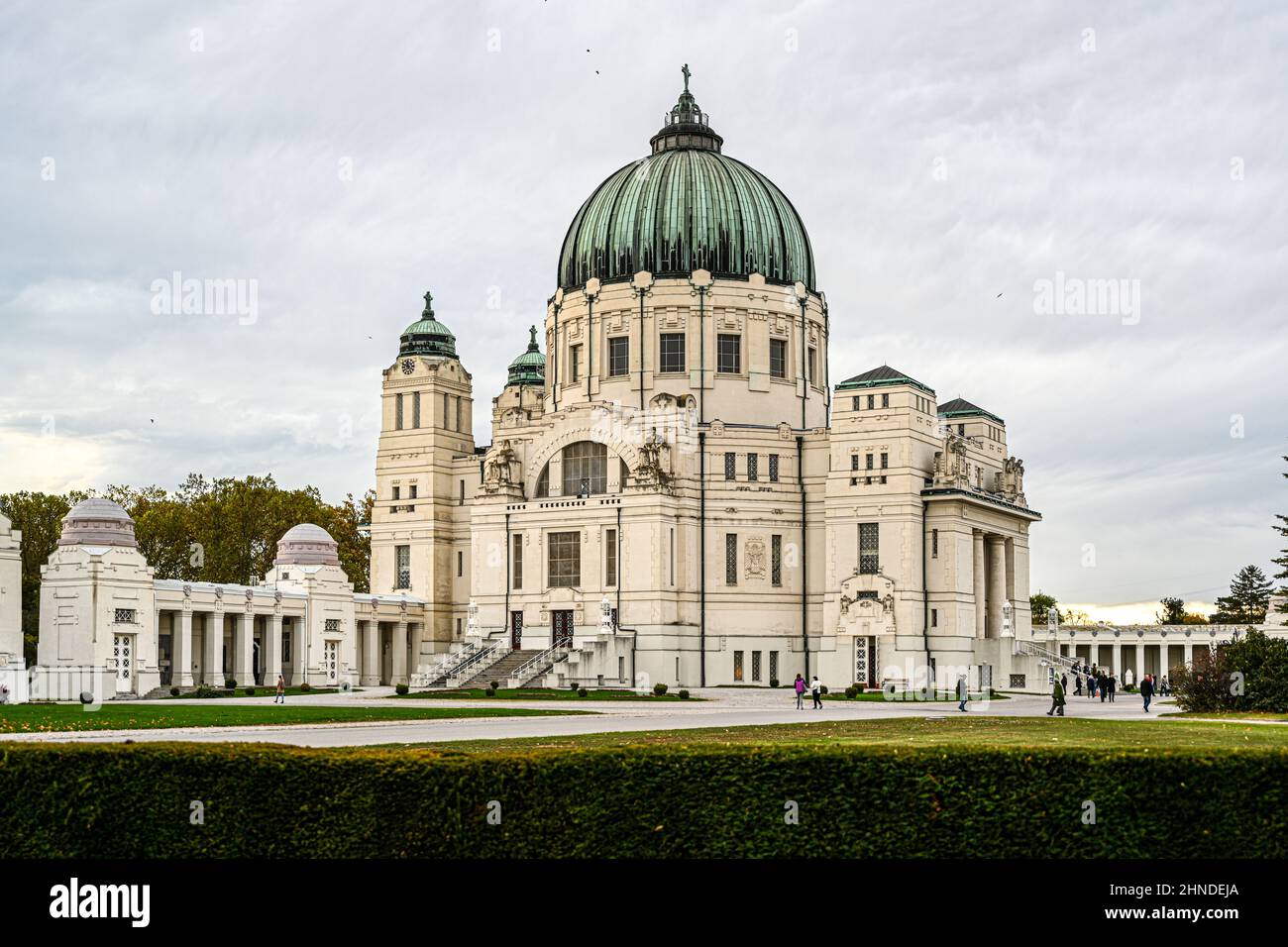 Wiener Zentralfriedhof Stockfoto