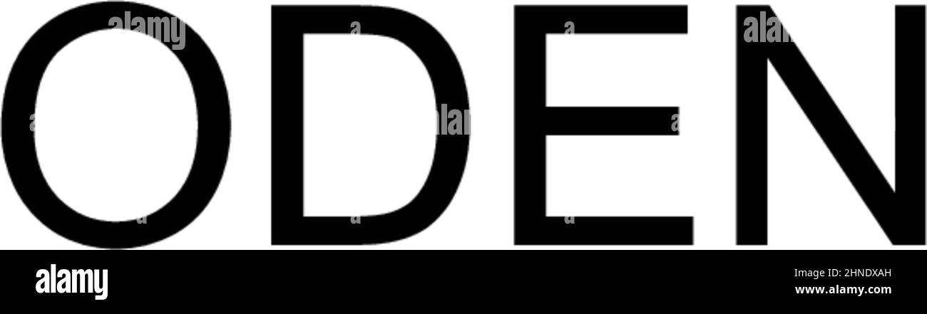 Oden einfaches Vektorsymbol. Illustration Symbol Design-Vorlage für Web mobile UI-Element. Stock Vektor Oden einfaches Vektorsymbol. Illustration Symbol Design-Vorlage für Web mobile UI-Element. Stock Vektor