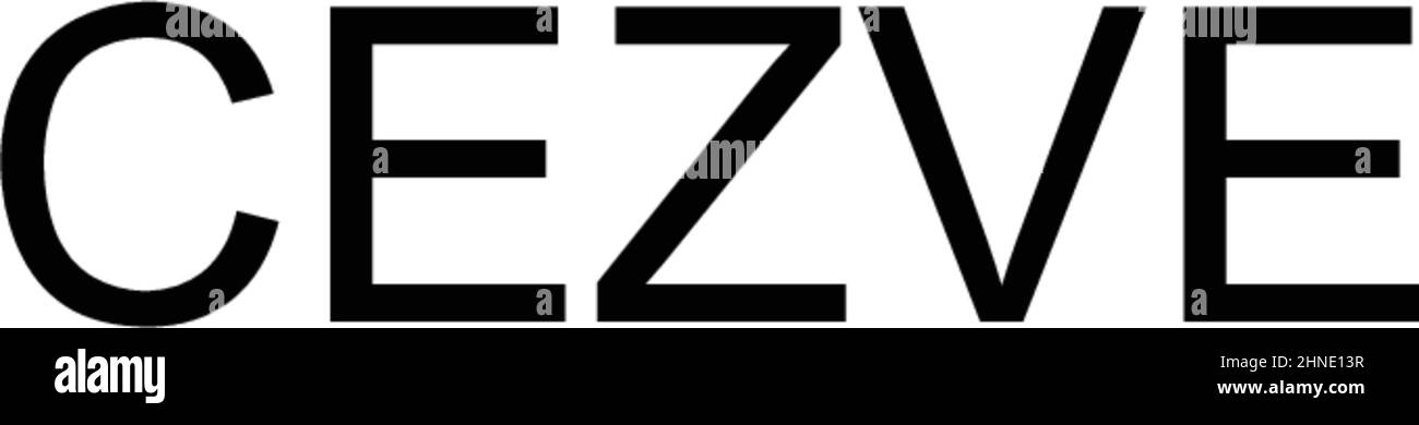 Einfaches Vektorsymbol Cezve. Illustration Symbol Design-Vorlage für Web mobile UI-Element. Stock Vektor