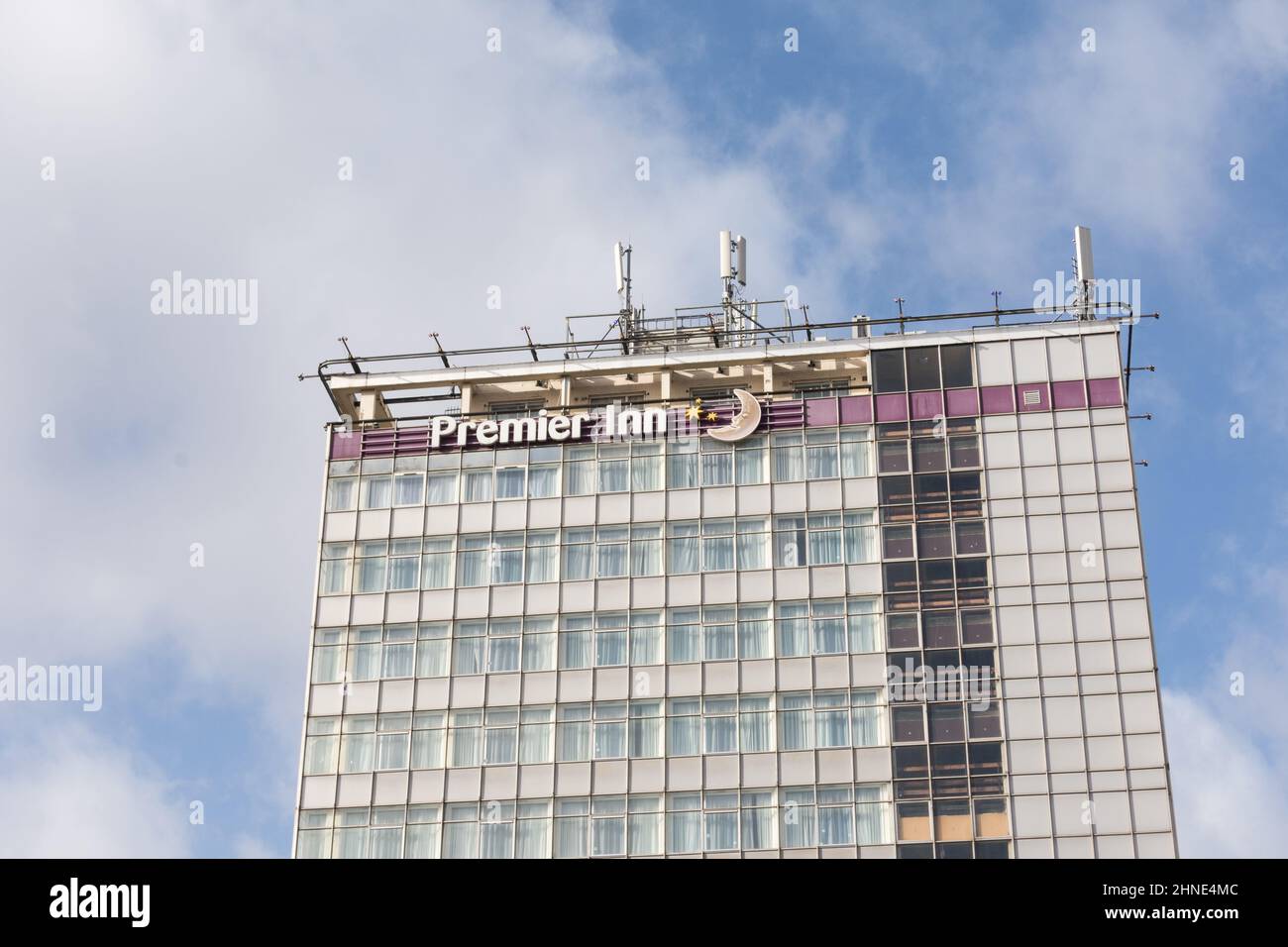 Premier Inn, Hammersmith, King Street, London, W6, England, Großbritannien Stockfoto