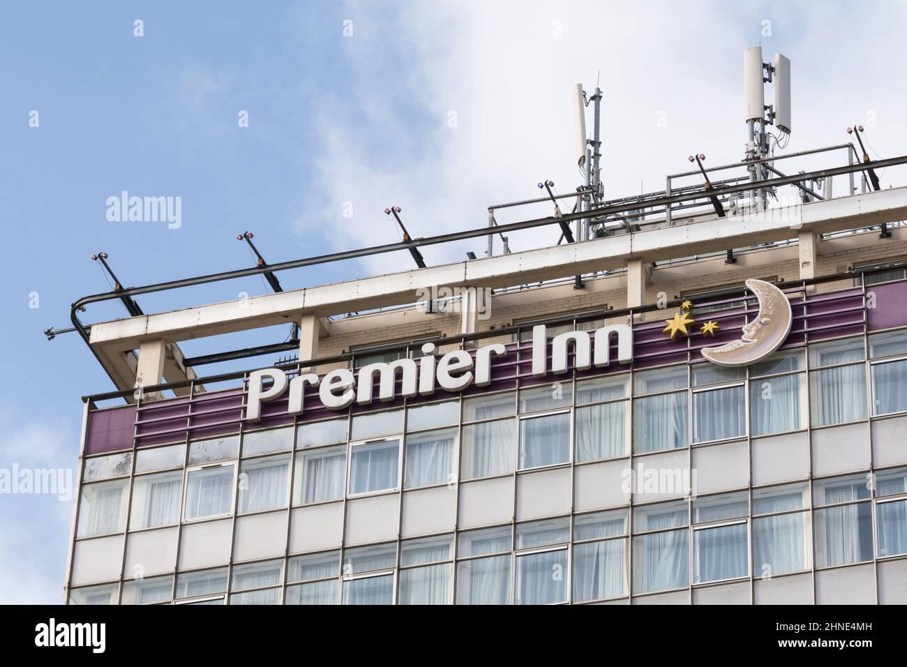 Premier Inn, Hammersmith, King Street, London, W6, England, Großbritannien Stockfoto