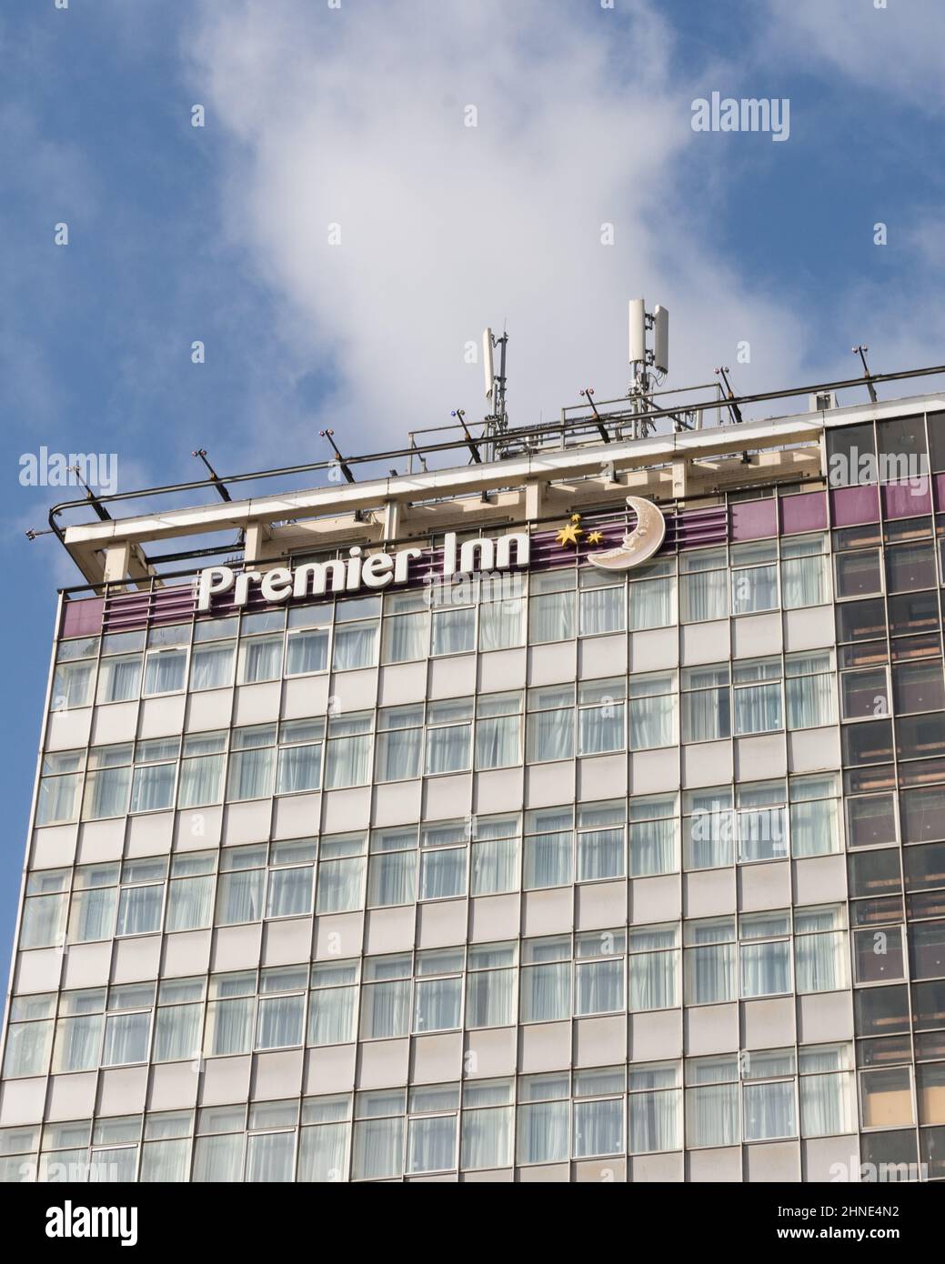 Premier Inn, Hammersmith, King Street, London, W6, England, Großbritannien Stockfoto