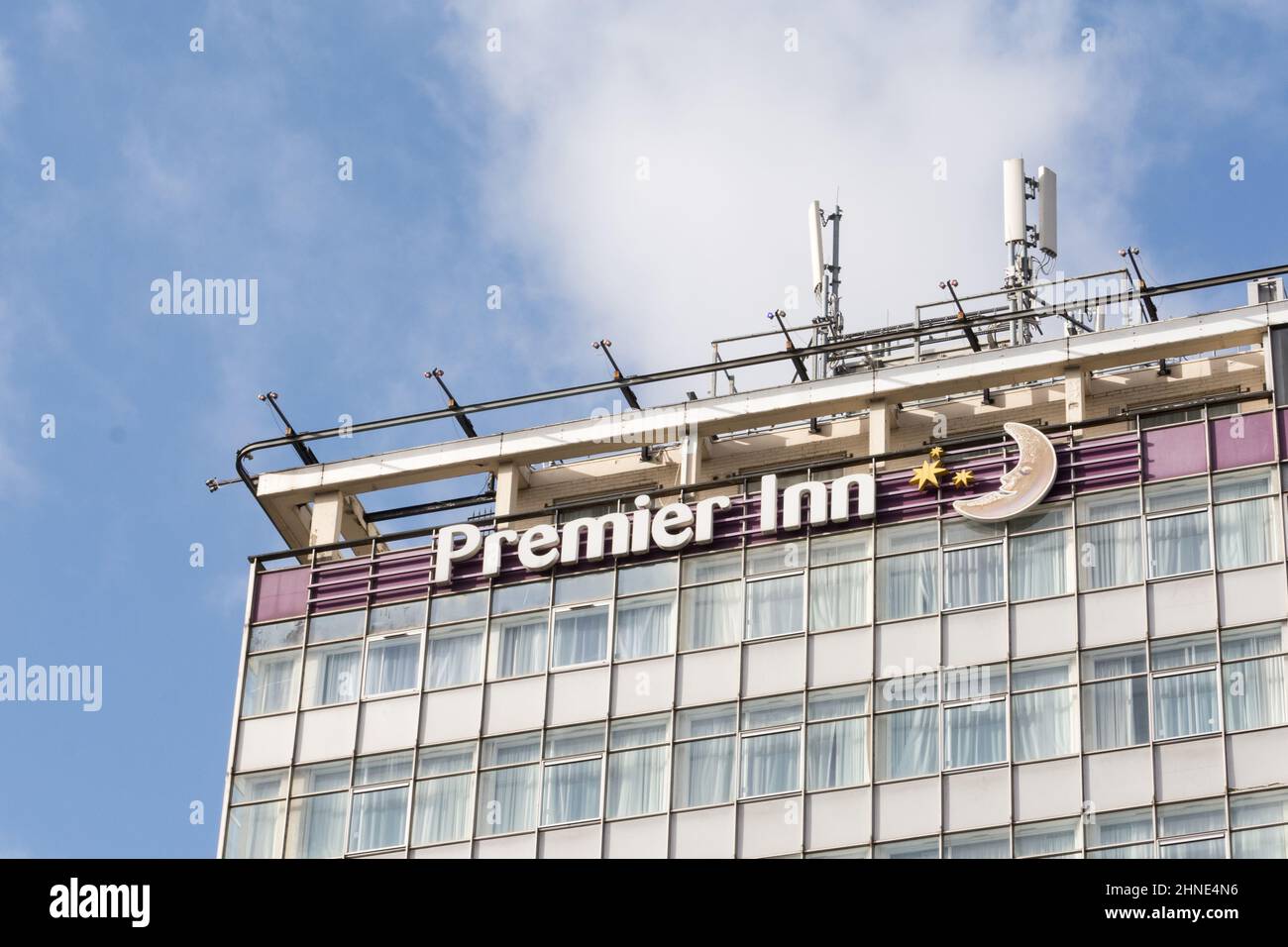 Premier Inn, Hammersmith, King Street, London, W6, England, Großbritannien Stockfoto