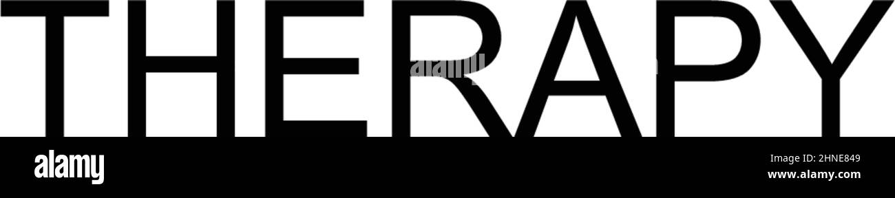 Einfaches Vektor-Symbol für die Therapie. Illustration Symbol Design-Vorlage für Web mobile UI-Element. Stock Vektor