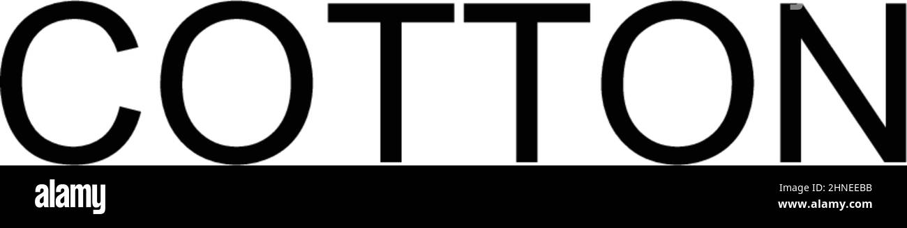 Einfaches Vektor-Symbol für Baumwolle. Illustration Symbol Design-Vorlage für Web mobile UI-Element. Stock Vektor