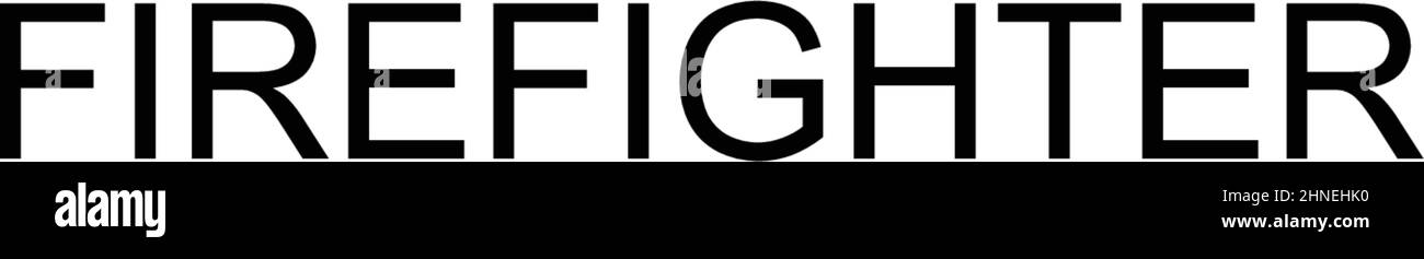 Einfaches Vektor-Symbol für Feuerwehrmann. Illustration Symbol Design-Vorlage für Web mobile UI-Element. Stock Vektor