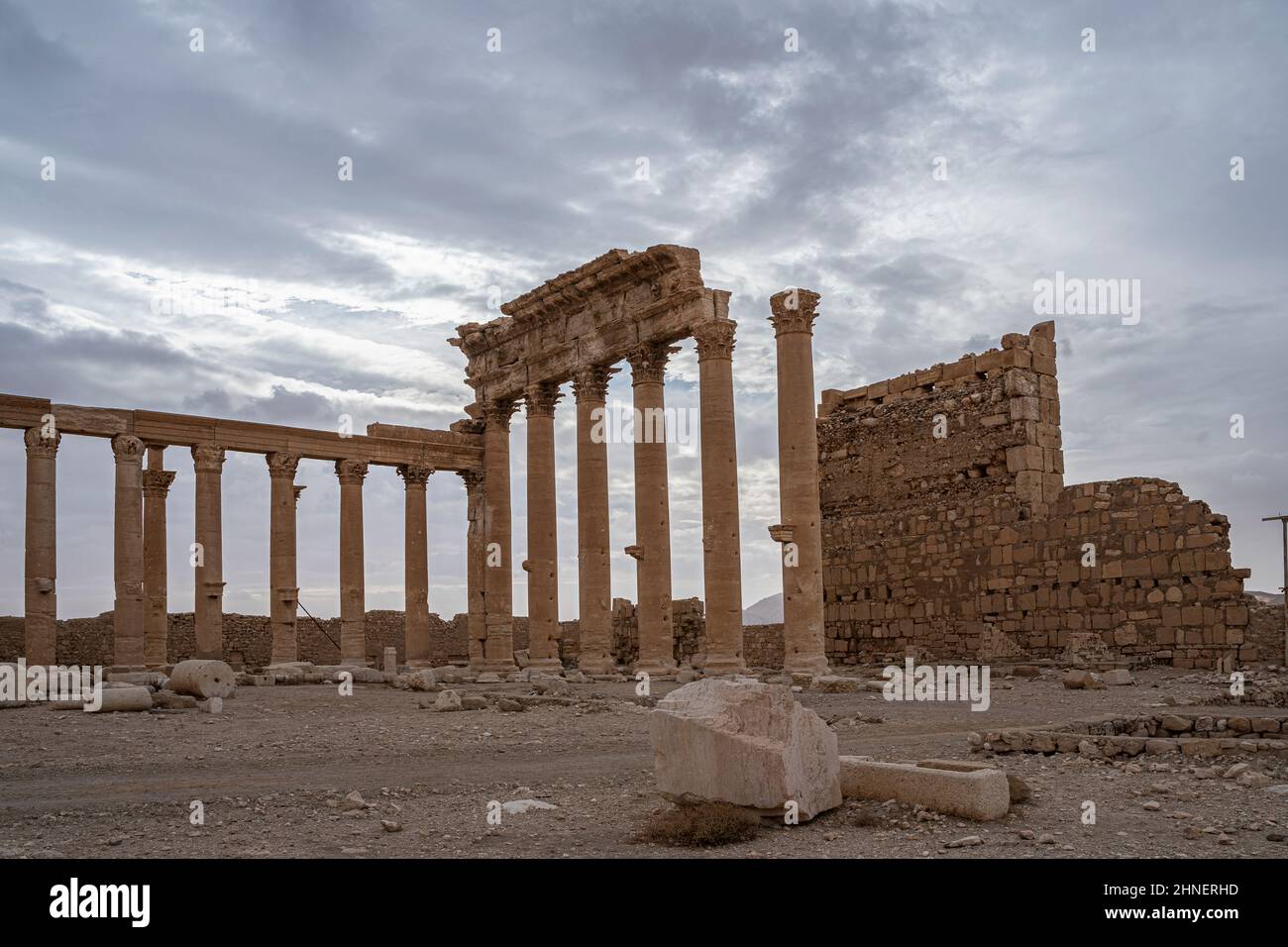 Tempel des Bel, Palmyra, Syrien Stockfoto