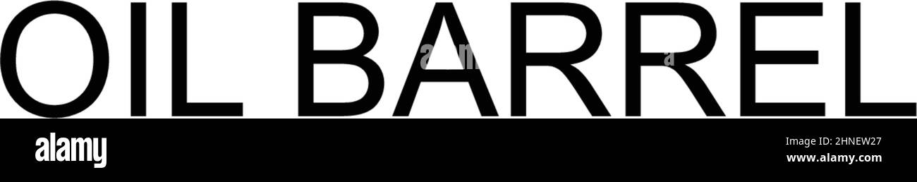 Einfaches Vektorsymbol für Ölfass. Illustration Symbol Design-Vorlage für Web mobile UI-Element. Stock Vektor