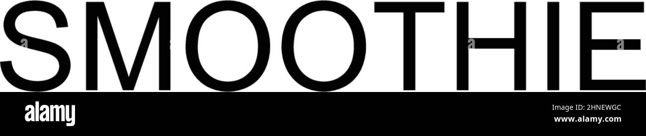 Einfaches Vektorsymbol für Smoothie. Illustration Symbol Design-Vorlage für Web mobile UI-Element. Stock Vektor