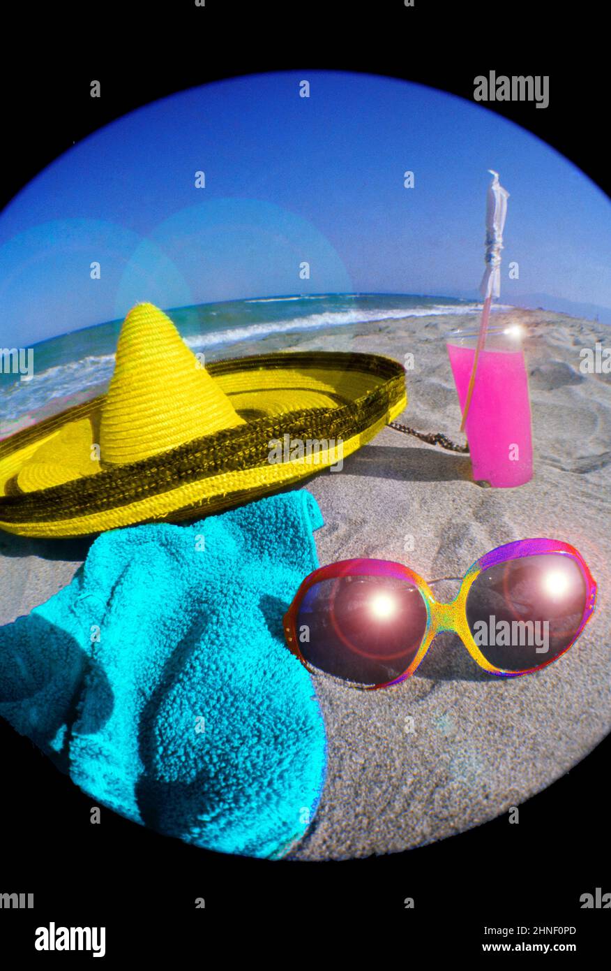 frankreich Plage de sable Stockfoto