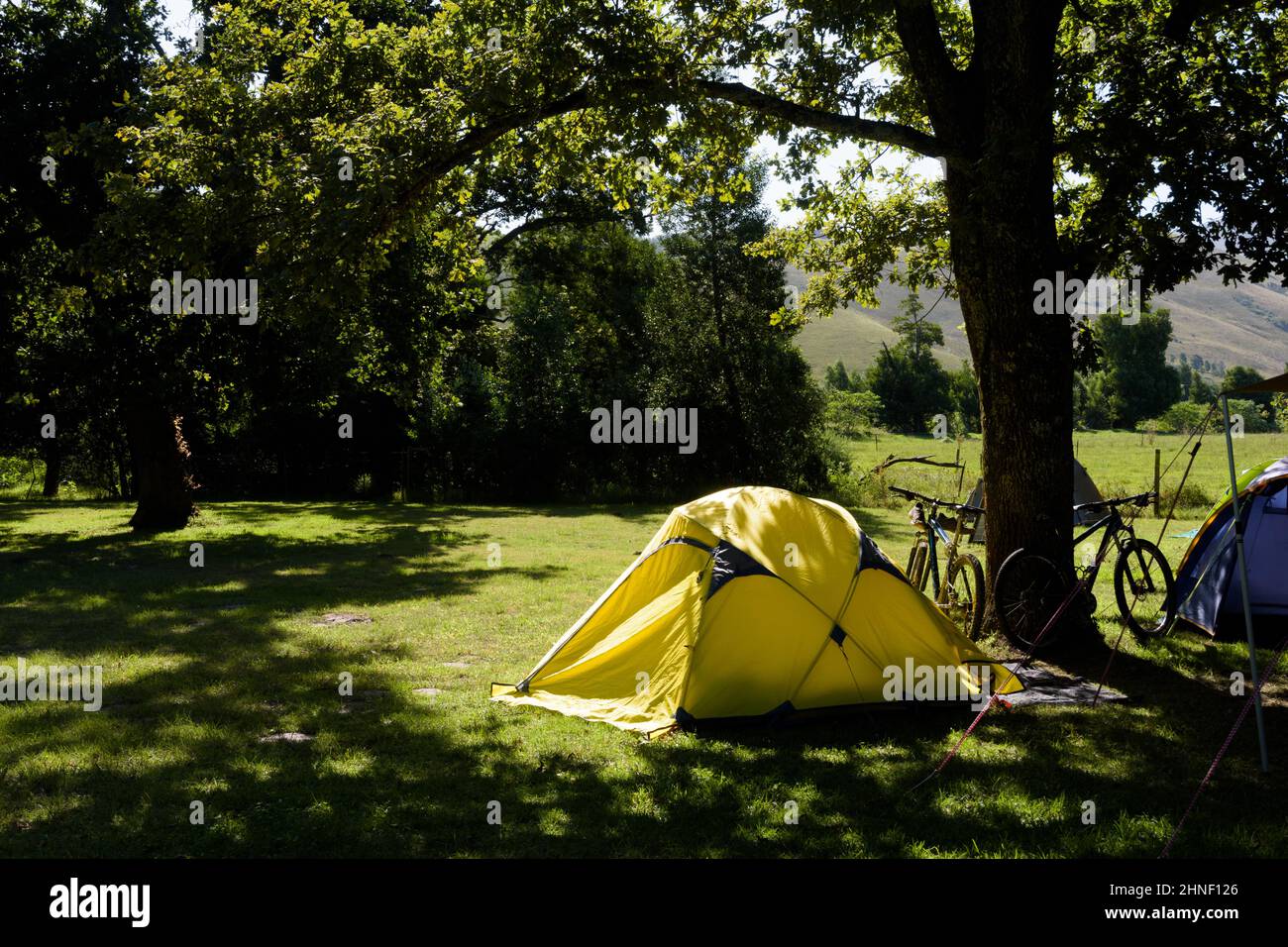 Camping im Western Cape, Südafrika Stockfoto