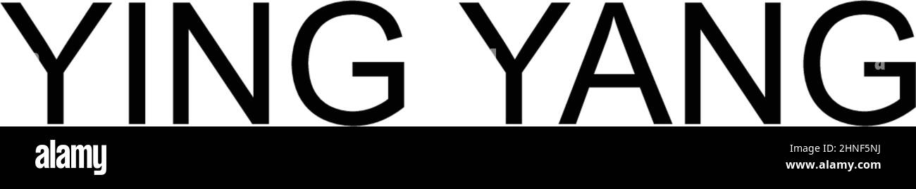 Einfaches Vektor-Symbol von Ying Yang. Illustration Symbol Design-Vorlage für Web mobile UI-Element. Stock Vektor