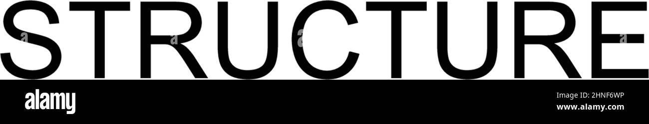 Einfaches Vektorsymbol „Struktur“. Illustration Symbol Design-Vorlage für Web mobile UI-Element. Stock Vektor