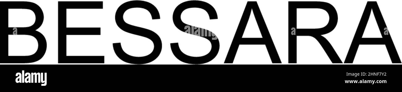 Bessara einfaches Vektorsymbol. Illustration Symbol Design-Vorlage für Web mobile UI-Element. Stock Vektor